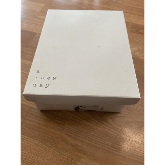 A New Day Shelly Heels Black 8.5 Wide Women's Ankle Strap Block Memory Foam NEW - Picture 2 of 16